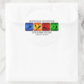 クールスキューバダイビングそれは生活の方法である ラウンドシール (バッグ)