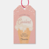 クールスクープ教室バレンタインデー ギフトタグ (正面)