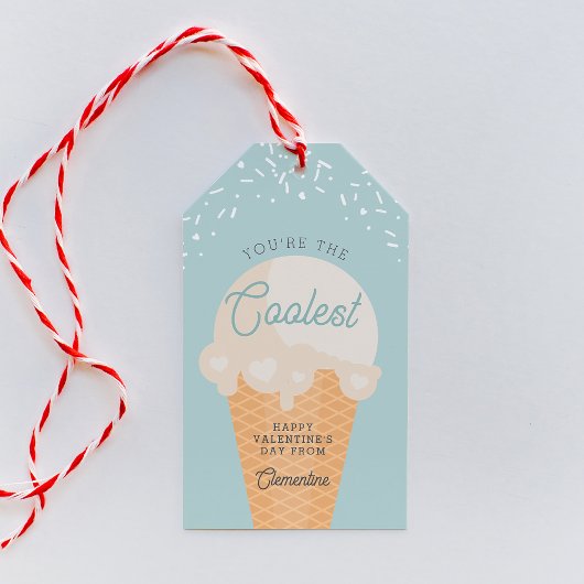 クールスクープ教室バレンタインデー ギフトタグ
