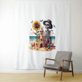 クールスケルトンのビーチ タペストリー (インサイチュ)