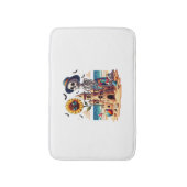 クールスケルトンのビーチ バスマット