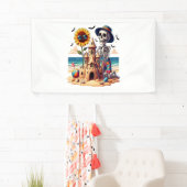 クールスケルトンのビーチ 横断幕 (インサイチュ)