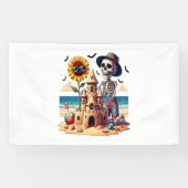 クールスケルトンのビーチ 横断幕 (横)