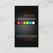 クールスタイリッシュ蛍光灯 名刺 (裏面)