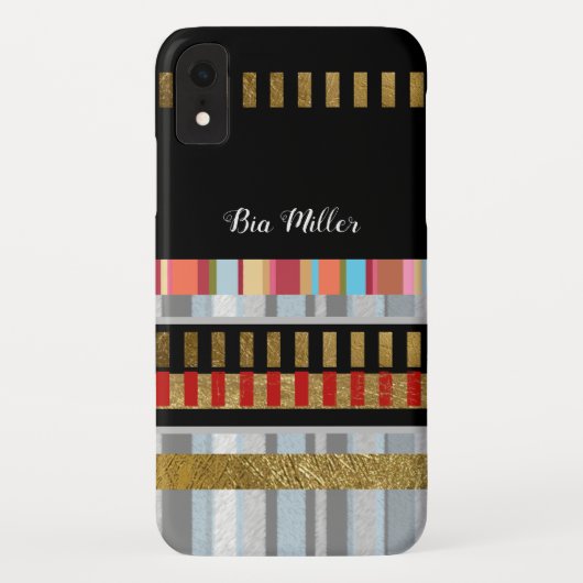 クールストライプ型 Case-Mate iPhoneケース (裏面)