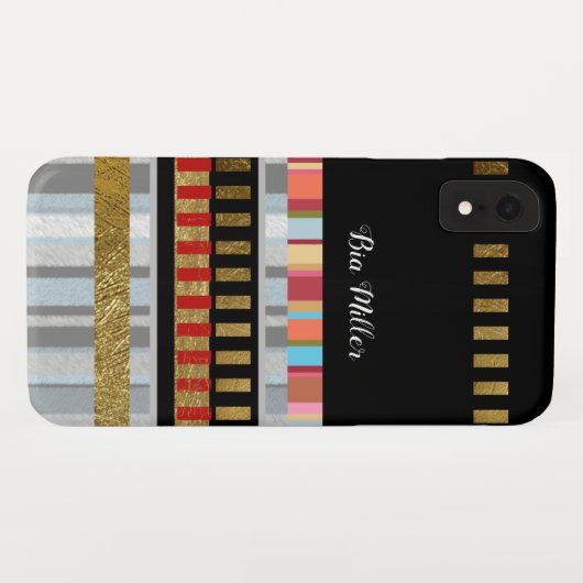 クールストライプ型 Case-Mate iPhoneケース (裏面(横))