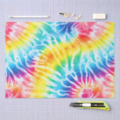 クールストライプ絞り染め 薄葉紙 (クラフト)