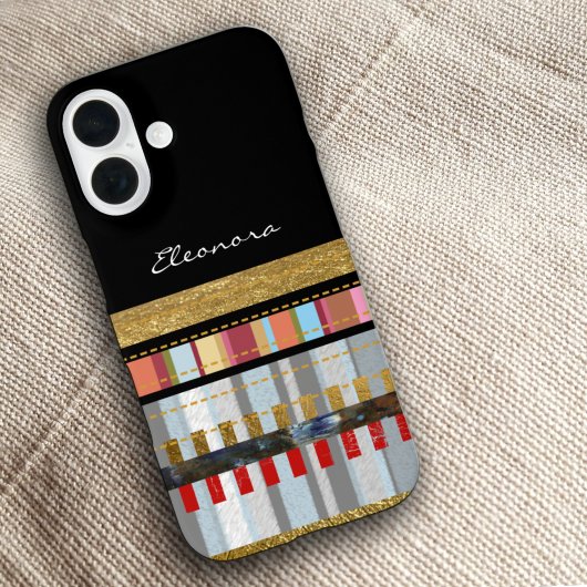 クールストライプ黒 Case-Mate iPhoneケース