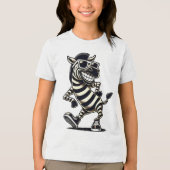 クールストライプ トライブレンドＴシャツ (正面)