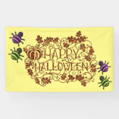 クールスパイダースハロウィンデコレーションハローウィンパーティ 横断幕 (横)