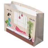 クールスパパーティー愛好家の追加文字 ラージペーパーバッグ (裏面アングル)