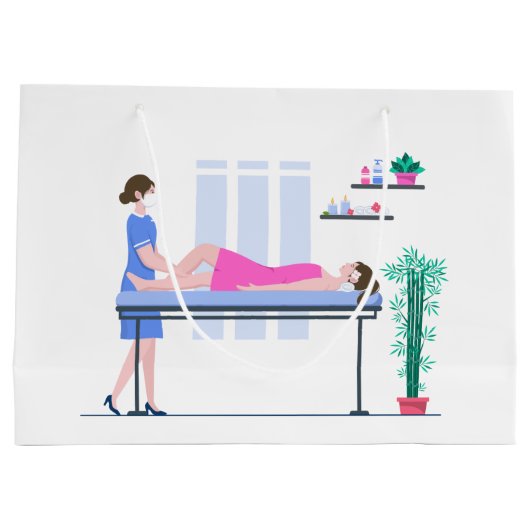 クールスパパーティー愛好家を追加文字ラージ抱き枕 ラージペーパーバッグ (裏面)