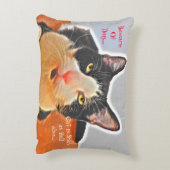 クールタキシード猫 アクセントクッション (裏面(縦))