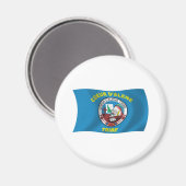 クールダレン国旗の磁石 マグネット (正面/裏面)