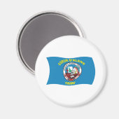 クールダレン国旗の磁石 マグネット (正面/裏面)