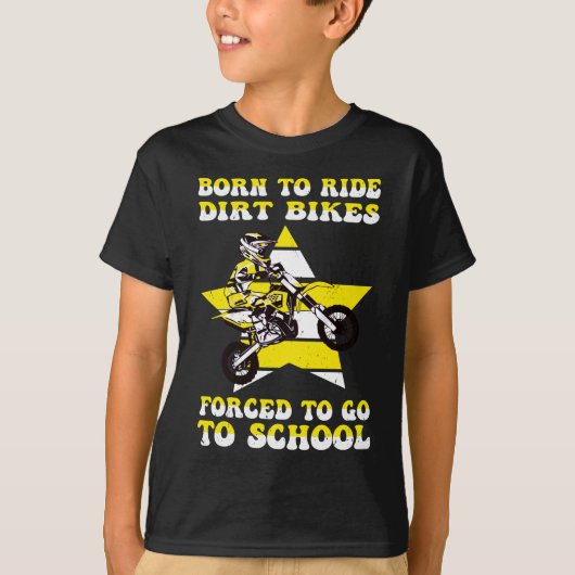 クールダート子供へバイクモトクロスダート Tシャツ (正面)