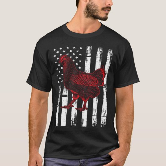 クールチキンフラグ Tシャツ (正面)