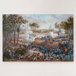 クールツとアリソンによるコールドハーバーの戦い 1888 ジグソーパズル
