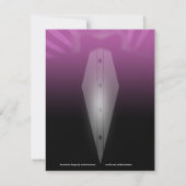 クールツキセドバチュラーパーティクール招待状 招待状 (裏面)