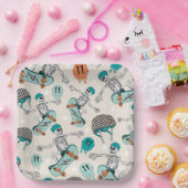 クールデュデスケーターパーティー紙プレート ペーパープレート (パーティー)