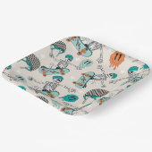 クールデュデスケーターパーティー紙プレート ペーパープレート (傾斜あり)