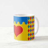 クールデュバルポピュレースバッジコーヒーマグのシャー コーヒーマグカップ (正面右)