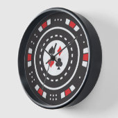 クールトランプのポーカールーム 壁時計 (傾斜)