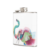 クールトレンディーカラフル象 フラスク (左)