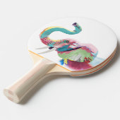 クールトレンディーカラフル象 卓球ラケット (正面アングル)