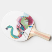 クールトレンディーカラフル象 卓球ラケット (横)