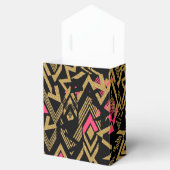 クールトレンディーフェイク金ゴールドグリッター幾何学 フェイバーボックス (オープン)