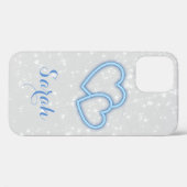 クールトレンディーブルーハートケース – メイトiPhoneケース Case-Mate iPhoneケース (裏面 (横))