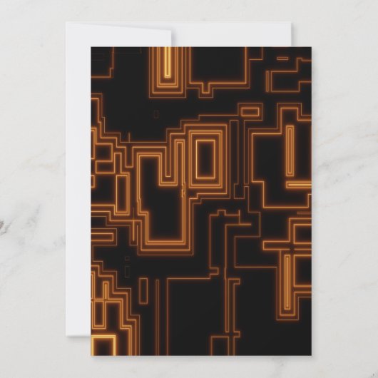 クールトレンディーボーイコンソール制御ゲーマー誕生日 招待状 (裏面)