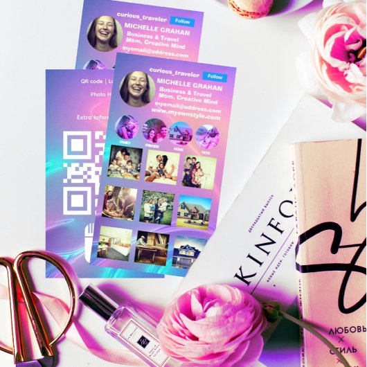 クールトレンディーinstagramプロファイル 名刺