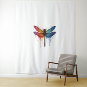 クールトンフライをカラフル絵を描ドラゴンフライ タペストリー (インサイチュ)