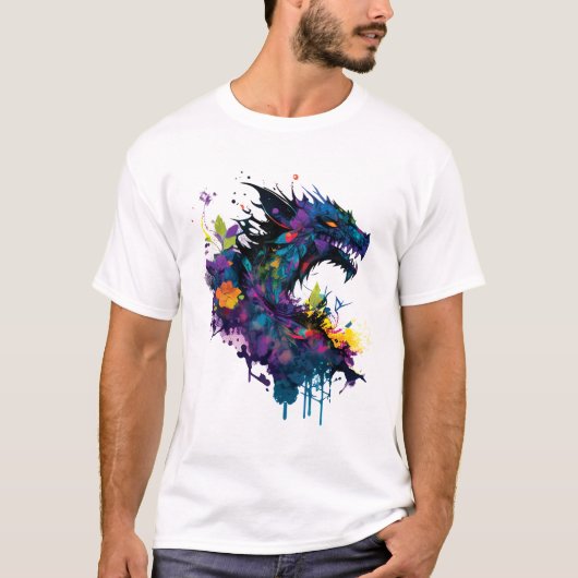 クールドラゴンアート Tシャツ (正面)