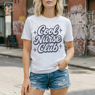 クールナースクラブ レトロ看護 医療 Tシャツ