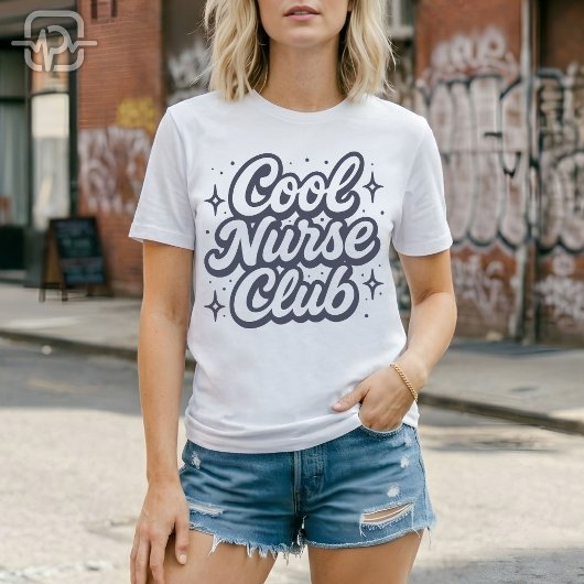クールナースクラブ レトロ看護 医療 Tシャツ
