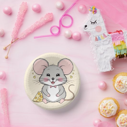 クールネズミマウス動物ペット漫画誕生日 ペーパーボウル (パーティー)