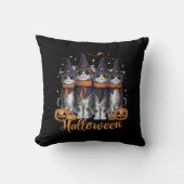 クールハロウィン猫の贈り物|過去記事 クッション (正面)