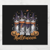 クールハロウィン猫の贈り物|過去記事 ビールラベル (シングルラベル)