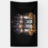 クールハロウィン猫の贈り物|過去記事 横断幕 (縦)