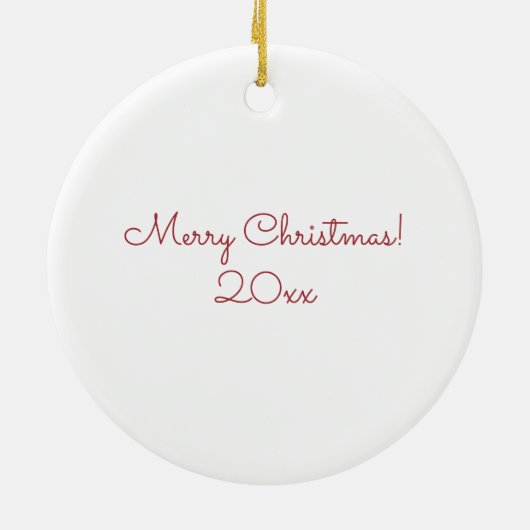 クールバイクに乗ったサンタカスタマイズ セラミックオーナメント (裏面)