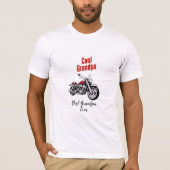 クールバイクのおじいちゃん – 完璧な贈り物 Tシャツ (正面)