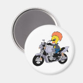 クールバイクもしくは自転車に乗る人 マグネット (正面/裏面)