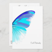 クールバタフライ - CP招待状 招待状 (正面/裏面)