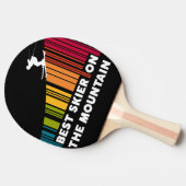 クールバーコード最高のデザインスキーヤー 卓球ラケット (横)