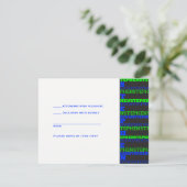 クールバー（ユダヤ教の）バル・ミツバーRSVP Stephen 出欠カード (スタンド正面)