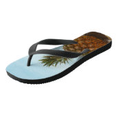 クールパイナップルバイザ海写真 ビーチサンダル (アングル)