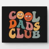 クールパパクラブパパ父の日レトログルーヴィ フォトプラーク (正面)